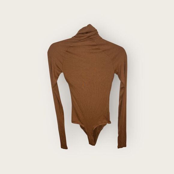 Alix NYC Carder Bodysuit in Cognac Size Small NWT - Picture 5 of 10